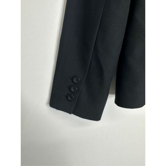 Anne Klein Suit Jacket Womens Size 6 Formal Black One Button - Picture 5 of 5